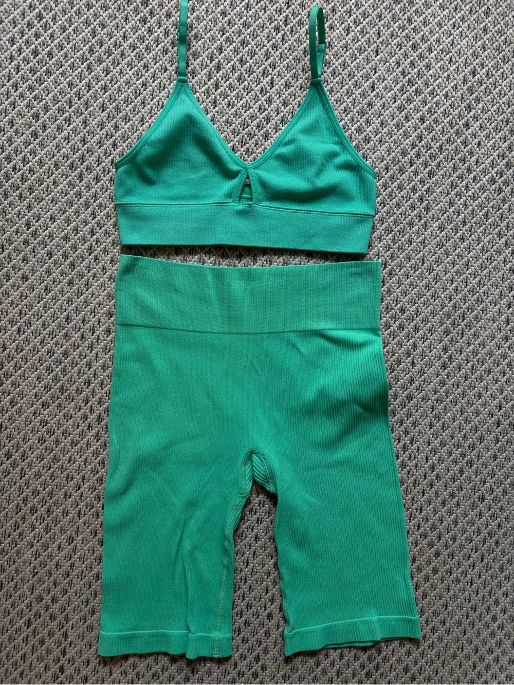 2 Piece Green Workout Set